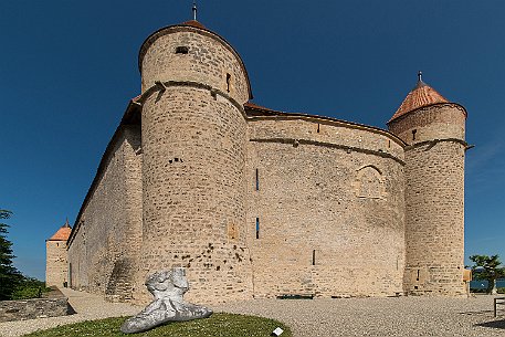 Schloss Grandson Das Schloss Grandson ist eine Burg in der waadtländischen Gemeinde Grandson am Neuenburgersee in der Schweiz.